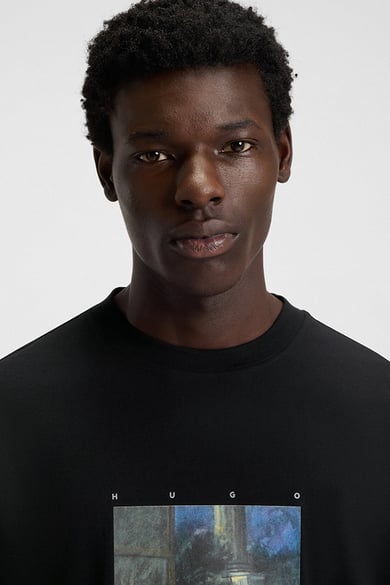 ΜΠΛΟΥΖΑ HUGO - 001 ΜΑΥΡΟ